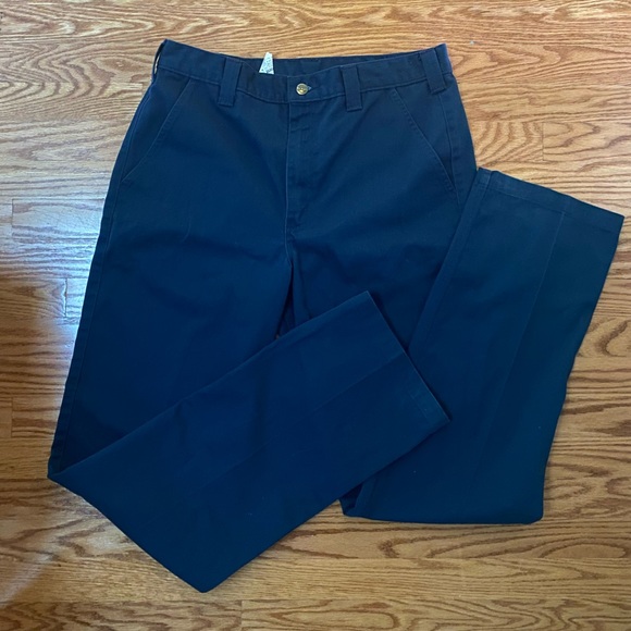 Vintage navy Carhartt pants size - 34/36 - Picture 1 of 5